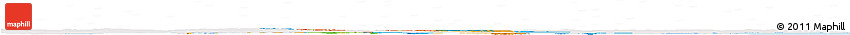Political Horizon Map of Roskilde, single color outside