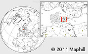 Blank Location Map of Hvalso, highlighted country, highlighted parent region