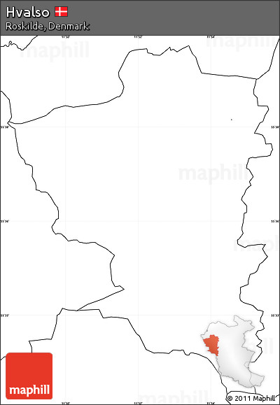 Blank Simple Map of Hvalso