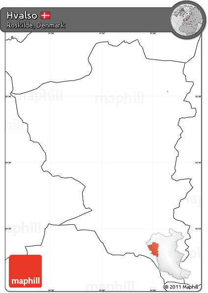 Blank Simple Map of Hvalso