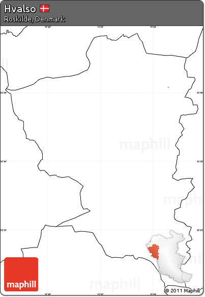 Blank Simple Map of Hvalso