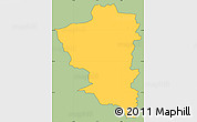 Savanna Style Simple Map of Hvalso, cropped outside