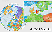 Political Location Map of Lejre