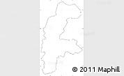 Blank Simple Map of Lejre, cropped outside
