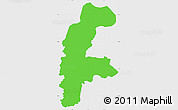 Political Simple Map of Lejre, single color outside