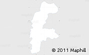 Silver Style Simple Map of Lejre, single color outside