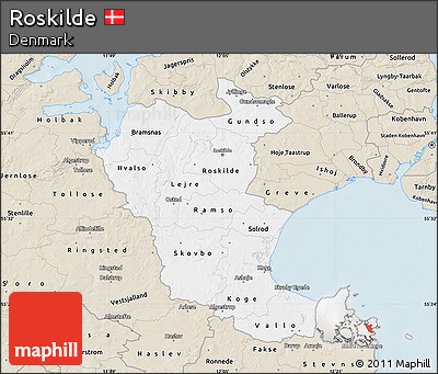 Classic Style Map of Roskilde