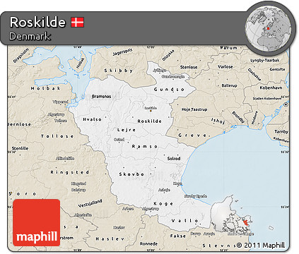 Classic Style Map of Roskilde