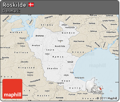 Classic Style Map of Roskilde