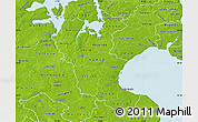 Physical Map of Roskilde