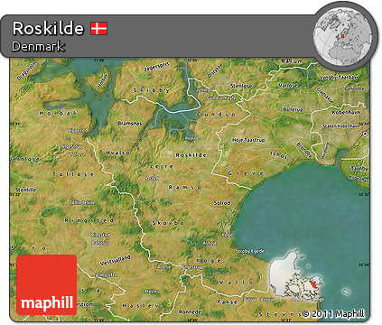 Satellite Map of Roskilde