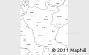 Blank Simple Map of Roskilde