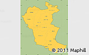 Savanna Style Simple Map of Roskilde, cropped outside