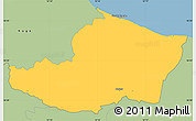 Savanna Style Simple Map of Vallo