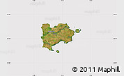 Satellite Map of Haderslev, cropped outside