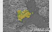 Satellite Map of Haderslev, desaturated