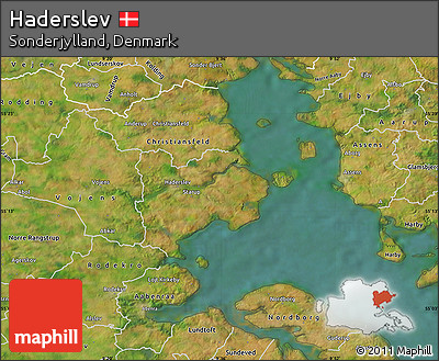 Satellite Map of Haderslev