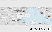 Silver Style Panoramic Map of Haderslev