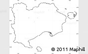 Blank Simple Map of Haderslev, cropped outside, no labels