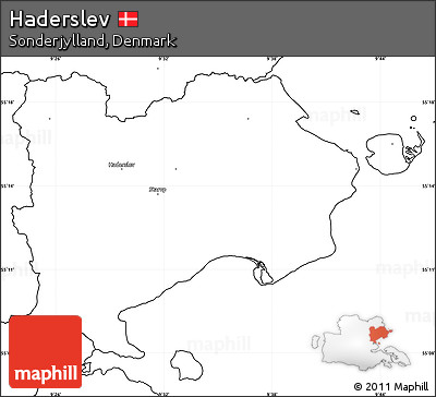 Blank Simple Map of Haderslev