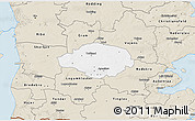 Classic Style 3D Map of Norre Rangstrup