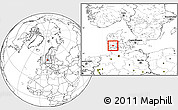 Blank Location Map of Norre Rangstrup, within the entire country