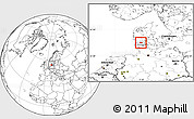 Blank Location Map of Norre Rangstrup, highlighted parent region