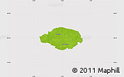 Physical Map of Norre Rangstrup, cropped outside