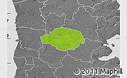 Physical Map of Norre Rangstrup, desaturated