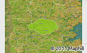 Physical Map of Norre Rangstrup, satellite outside