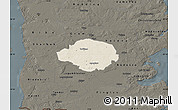 Shaded Relief Map of Norre Rangstrup, darken