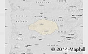 Shaded Relief Map of Norre Rangstrup, desaturated