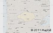 Shaded Relief Map of Norre Rangstrup, semi-desaturated