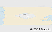 Classic Style Panoramic Map of Norre Rangstrup, single color outside