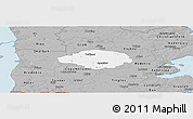 Gray Panoramic Map of Norre Rangstrup