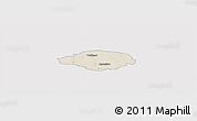 Shaded Relief Panoramic Map of Norre Rangstrup, cropped outside