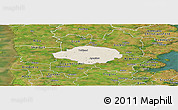 Shaded Relief Panoramic Map of Norre Rangstrup, satellite outside