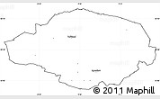 Blank Simple Map of Norre Rangstrup, cropped outside