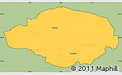 Savanna Style Simple Map of Norre Rangstrup, cropped outside