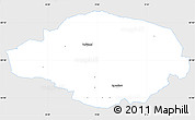 Silver Style Simple Map of Norre Rangstrup, single color outside