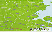 Physical 3D Map of Rodekro