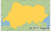 Savanna Style Simple Map of Fladsa