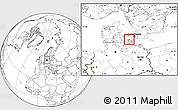 Blank Location Map of Holmegaard