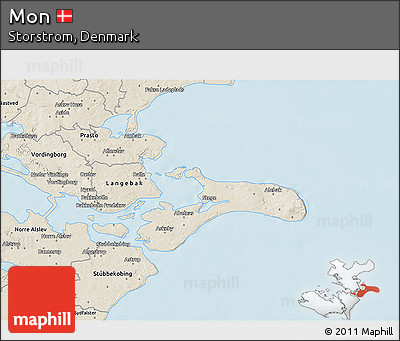 Shaded Relief 3D Map of Mon