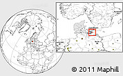 Blank Location Map of Mon, highlighted country, highlighted parent region, within the entire country