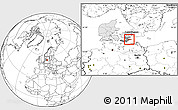Blank Location Map of Mon, highlighted country, highlighted parent region