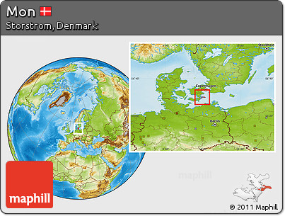 Physical Location Map of Mon