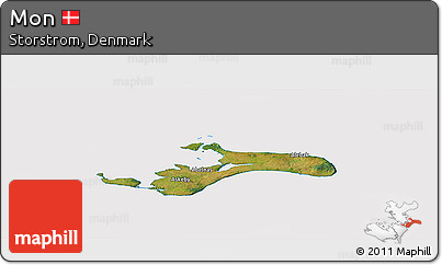 Satellite Panoramic Map of Mon, cropped outside
