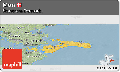 Savanna Style Panoramic Map of Mon