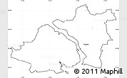Blank Simple Map of Nykobing Falster, cropped outside